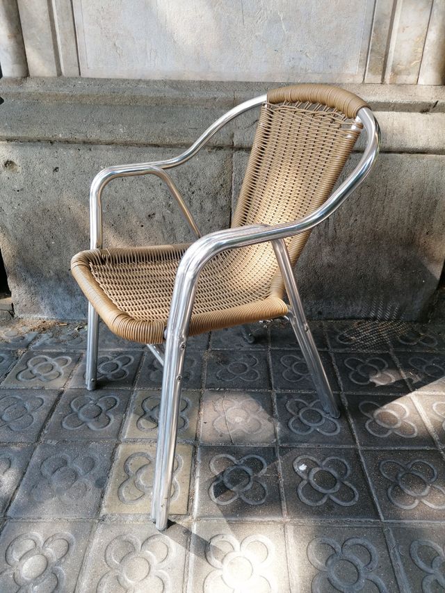 Silla Ratán para Terraza. 