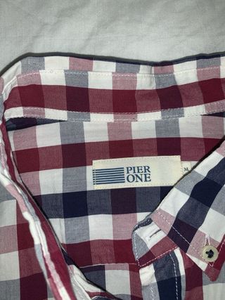 Camisa cuadros PIER ONE M