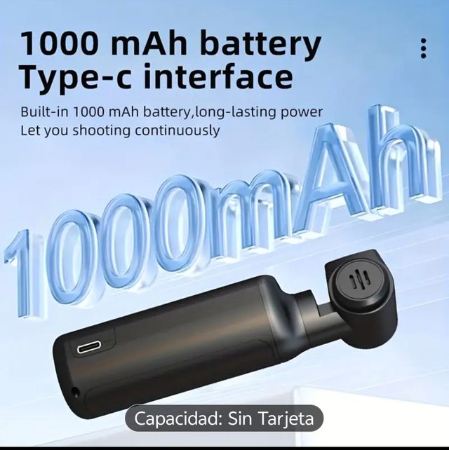 Cámara Bolsillo 4K - Ligera Portátil