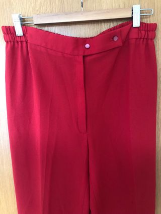 Pantalones Rojos Mujer XL