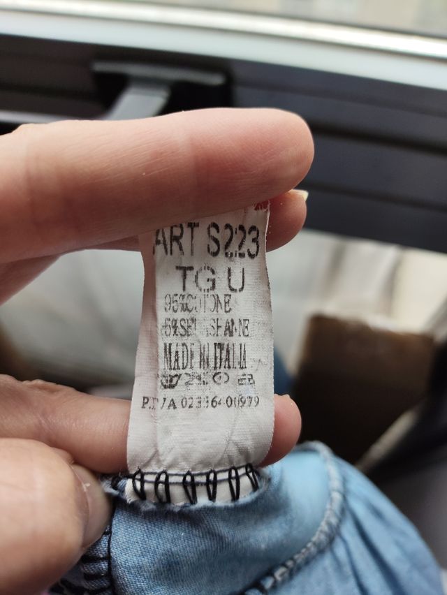 Minifalda vaquera con encaje - Talla única