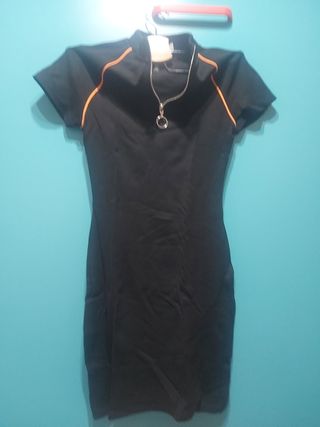 Vestido negro H&M talla XS (34)