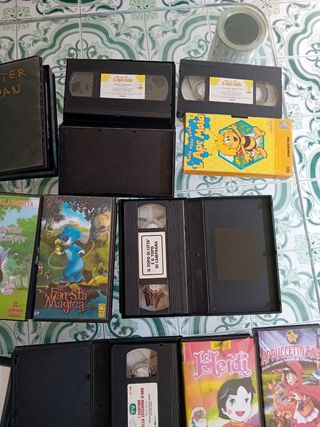 VHS & DVD cartoni animati anni 90