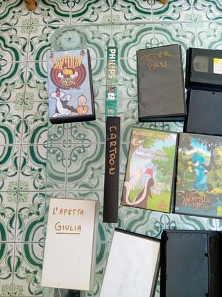 VHS & DVD cartoni animati anni 90