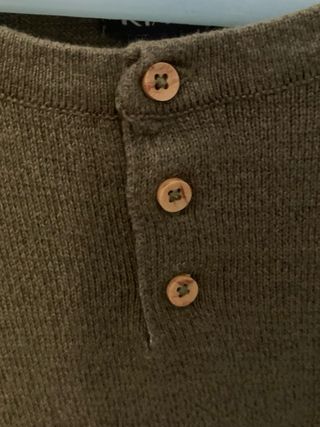 Jersey niño Kiabi verde oliva