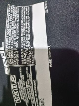 Traje neopreno Seac submarinismo