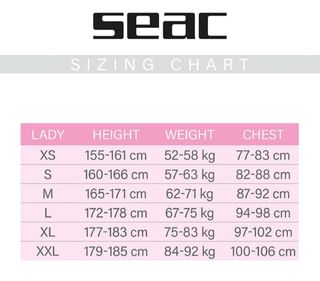 Traje neopreno Seac submarinismo