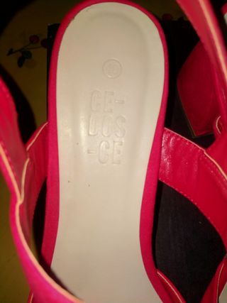 Sandalias rojas Cedosce - Talla 40