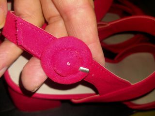 Sandalias rojas Cedosce - Talla 40
