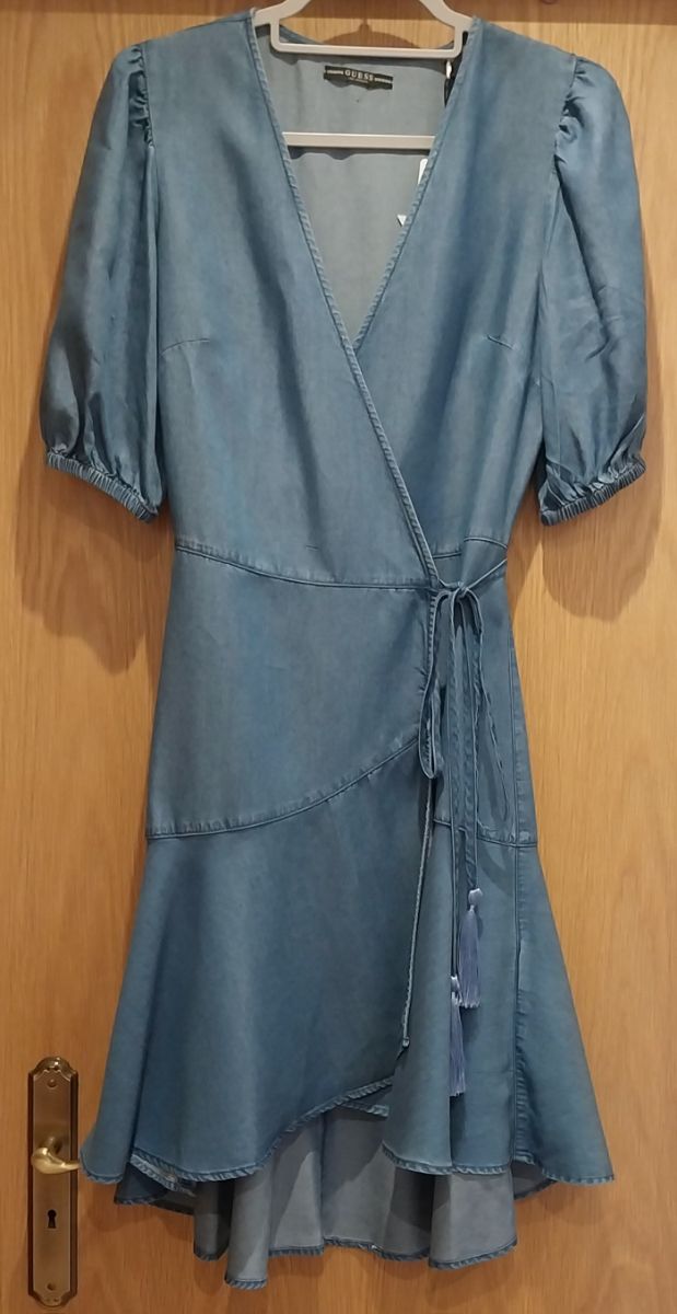 Vestido Guess azul - Curto