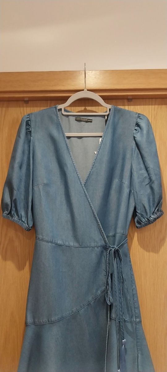 Vestido Guess azul - Curto