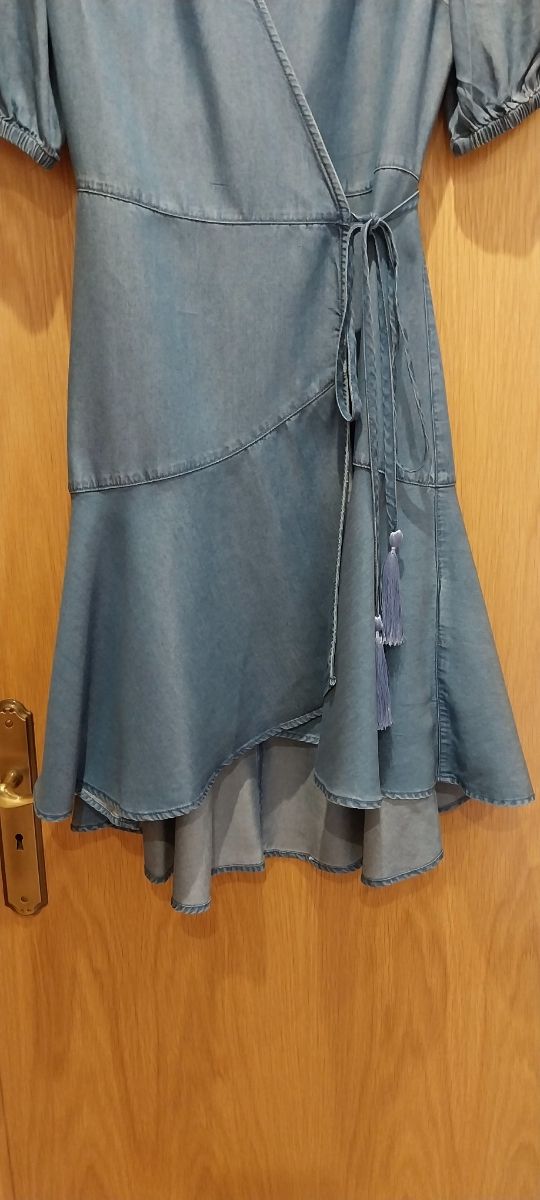 Vestido Guess azul - Curto