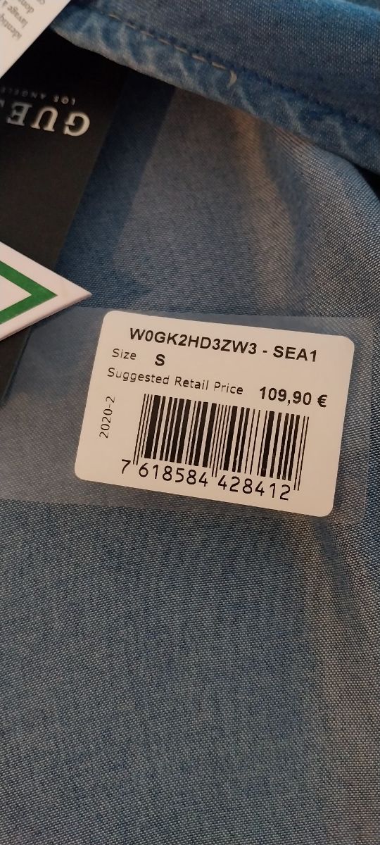 Vestido Guess azul - Curto