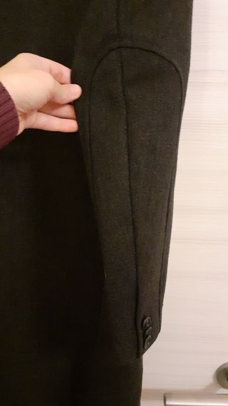 Cappotto lana uomo nero