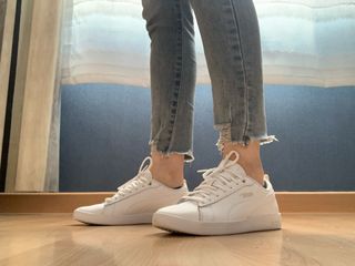 Zapatillas Puma Smash Wns blancas