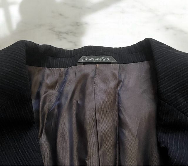 Giacca Uomo Nera - Pinstripe