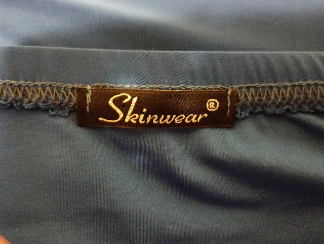 Vestido fiesta palabra de honor t. S/M azul