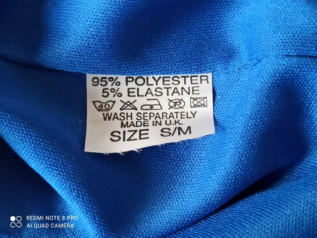 Vestido fiesta palabra de honor t. S/M azul