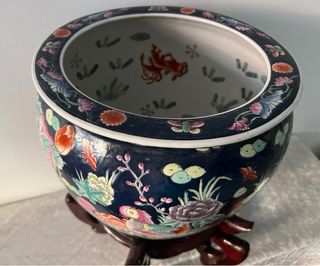 Jardinera porcelana china esmaltada