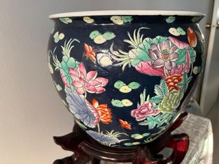 Jardinera porcelana china esmaltada