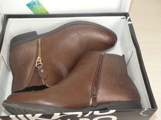 Botines marrones mujer