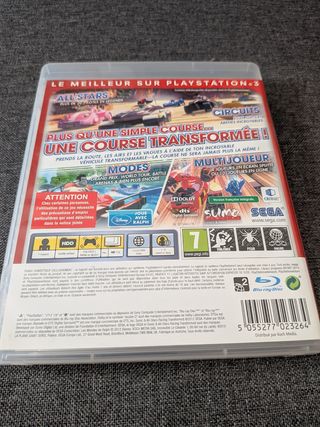 Sonic All-Stars Racing Transformed PS3 