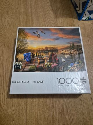Puzzle 1000 piezas - Desayuno en el lago