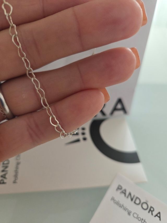 Collana Pandora cuori Argento