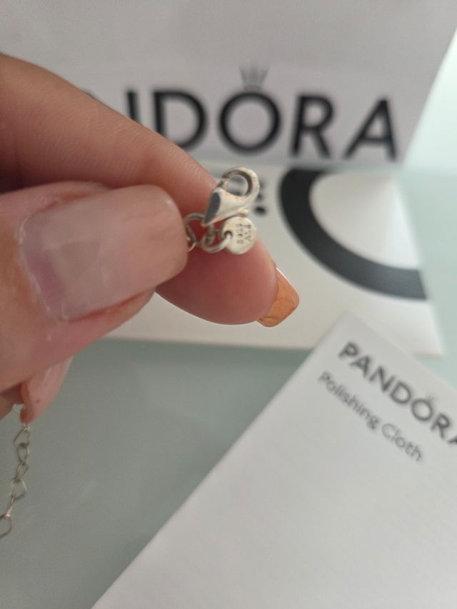 Collana Pandora cuori Argento