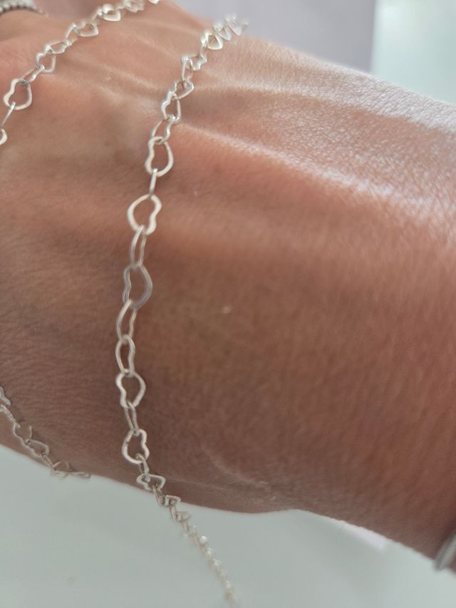 Collana Pandora cuori Argento