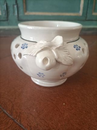 Porta Aglio in Ceramica.F.lli Monteforte Grottagli