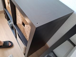 Estantería Kallax Ikea negra