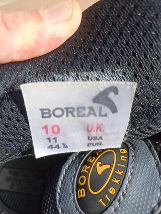 Botas montaña Boreal - rojas y grises