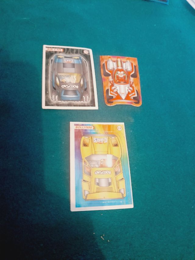 3 Cromos Bollycao BollyCars
