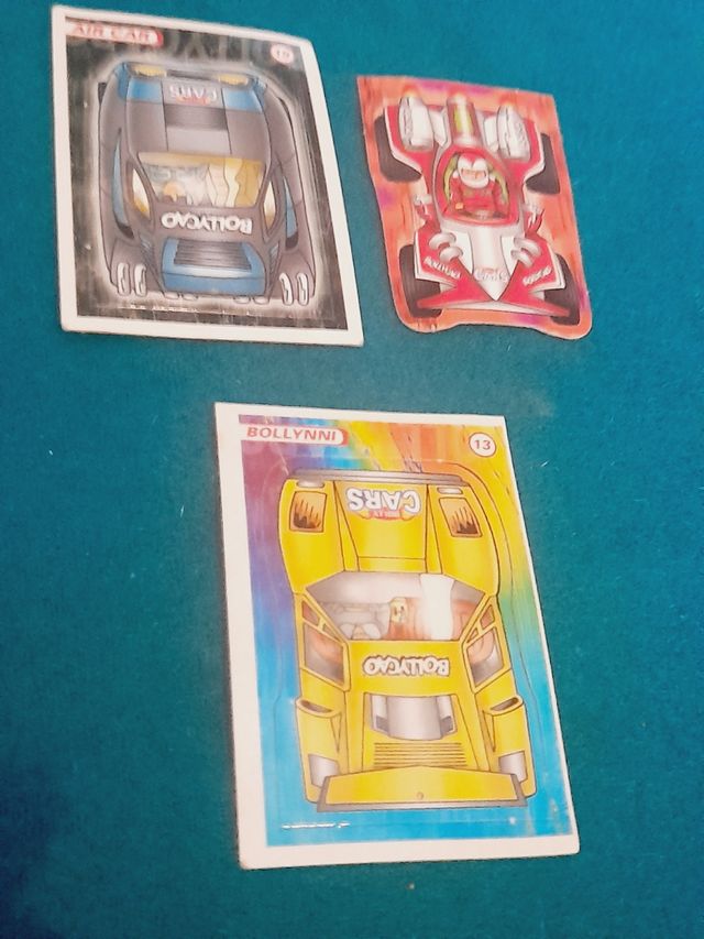 3 Cromos Bollycao BollyCars