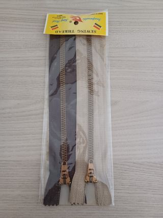 Cerniere 2 pezzi Beige e Marrone
