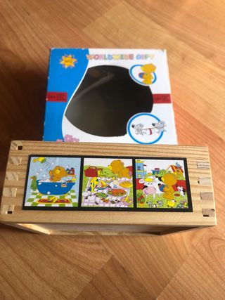 Rompecabezas 9 cubos - Niños +24 meses