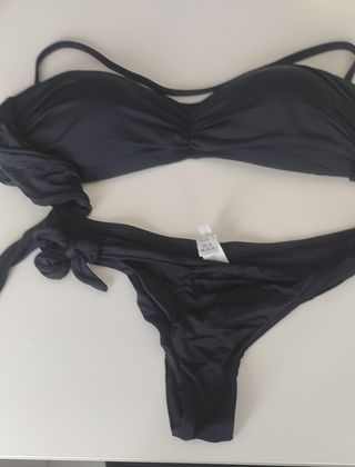 Bikini nero fascia