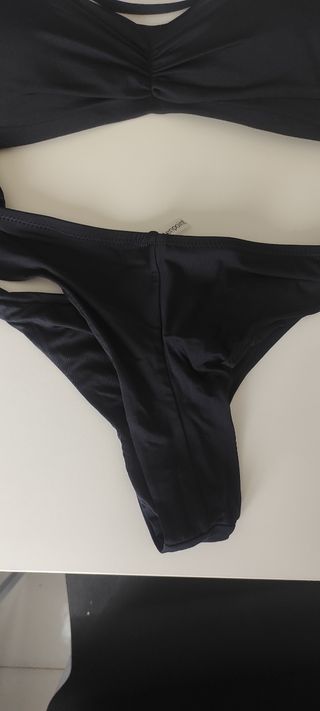 Bikini nero fascia