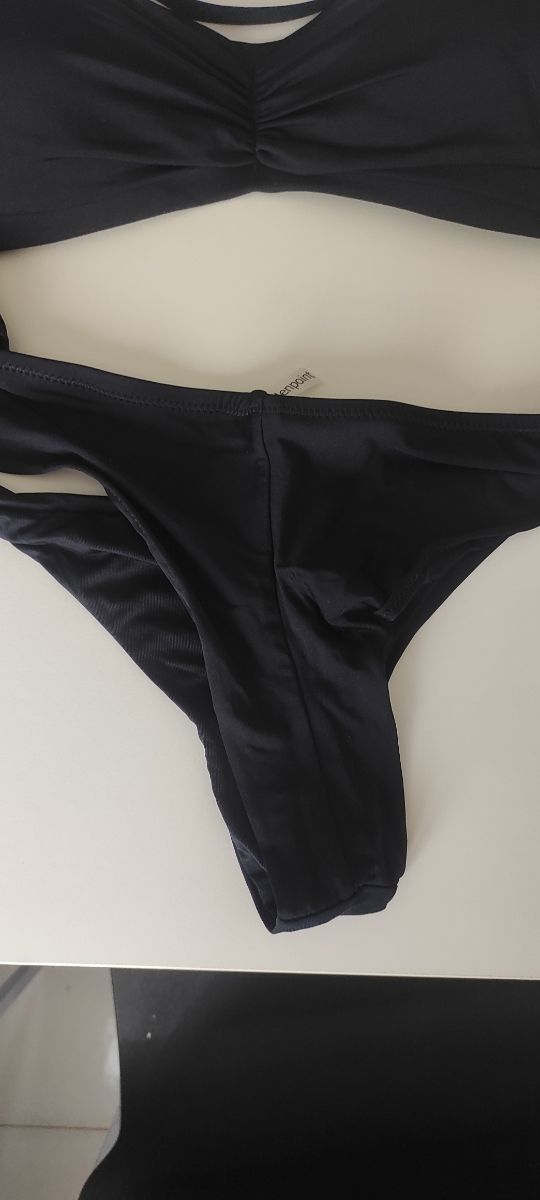 Bikini nero fascia