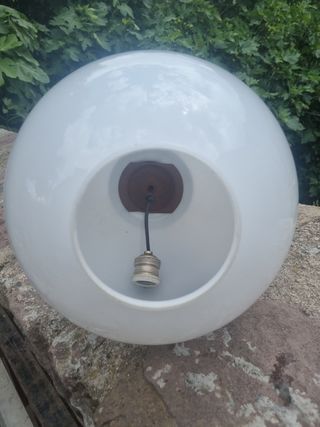 Lámpara techo vintage amarilla