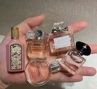 5 Mini Perfumes - Chanel, Dior, Armani, Gucci, Ver