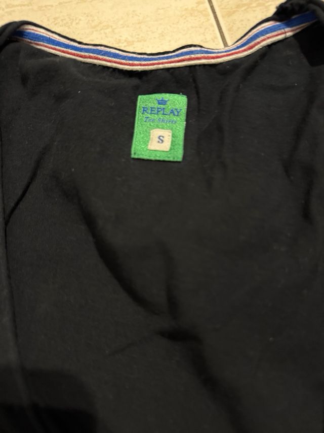 Camiseta Replay negra talla S