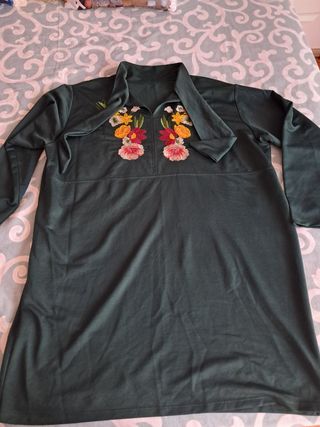 Vestido verde - Talla única