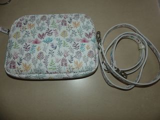 Neceser Bolso 2x1 estampado flores