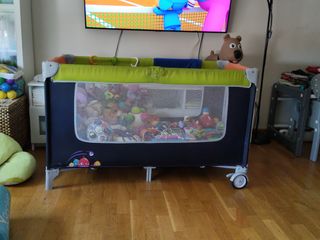 Cuna viaje bebe con colchón