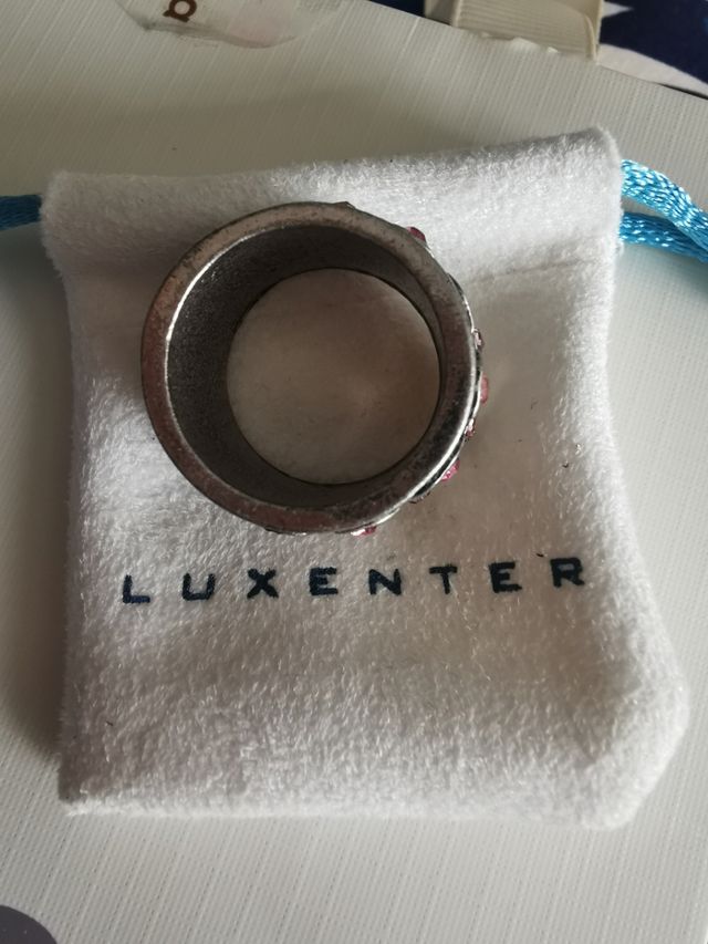 Anillo LUXENTER multicolor plata