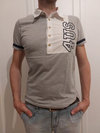 Polo Paciotti 4US Grigia/Bianca