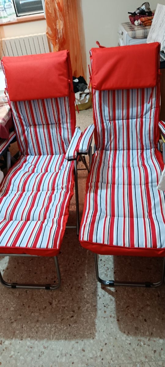 Sedia sdraio giardino, 1 pz