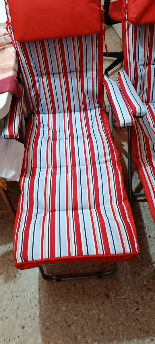 Sedia sdraio giardino, 1 pz